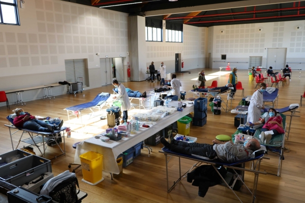 63 donneurs pour cette collecte de sang du 6 avril à Saint Rémy.