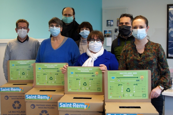 La collecte de masques chirurgicaux est lancée à Saint Rémy