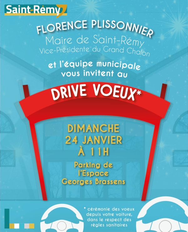  Drive Vœux à Saint Rémy ce dimanche 24 janvier