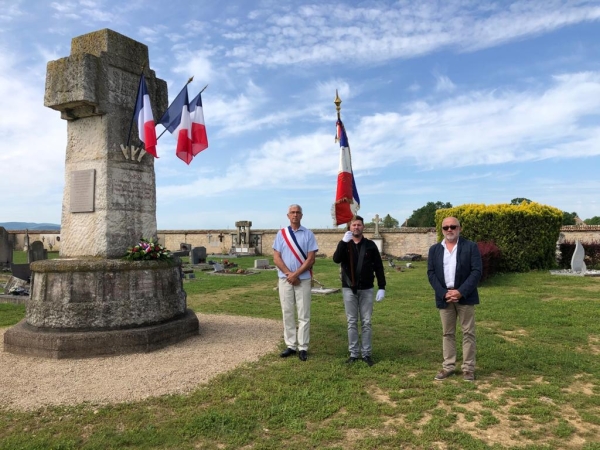 Saint Ambreuil : Maire en exercice et maire élu cote à cote pour ce 8 mai 2020