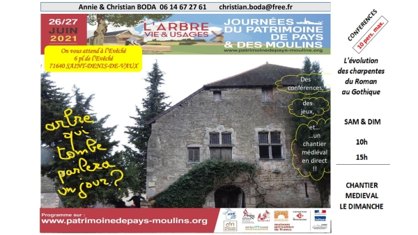Journées du Patrimoine de Pays et des Moulins à Saint Denis de Vaux