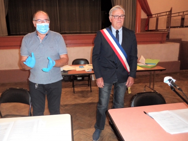 Un second mandat pour le maire Raymond Burdin à Saint-Marcel 