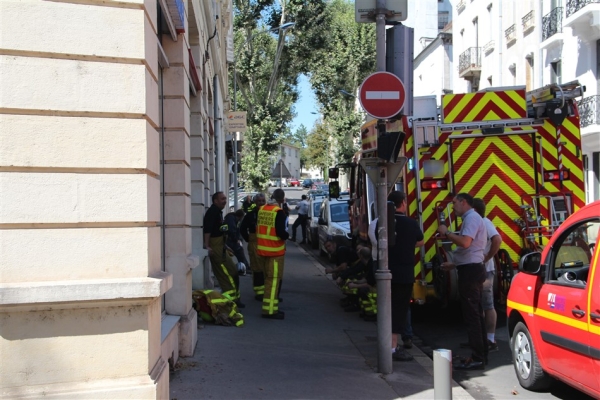 Un feu se propage dans une cave sur le Boulevard de la République à Chalon-sur-Saône