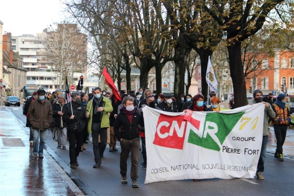 Nouvelle manifestation contre la loi «Sécurité globale» à Chalon-sur-Saône