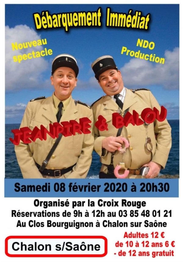 «Débarquement Immédiat» avec Jeanpire & Balou samedi au Clos Bourguignon