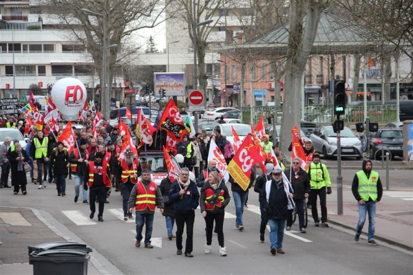 Nouvelle manifestation contre la réforme des retraites ce samedi  à Chalon-sur-Saône
