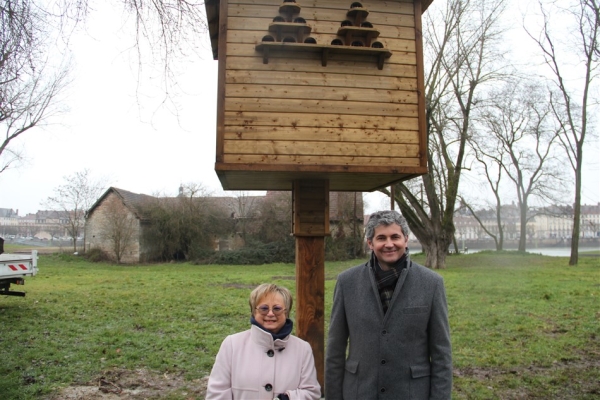 Mise en place d'un pigeonnier contraceptif à Chalon-sur-Saône