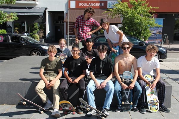 La Place Pierre Sémard en guise de spot de skate à  Chalon-sur-Saône