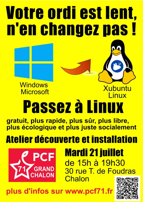 Les Communistes du Grand Chalon proposent mardi un atelier contre la fracture numérique