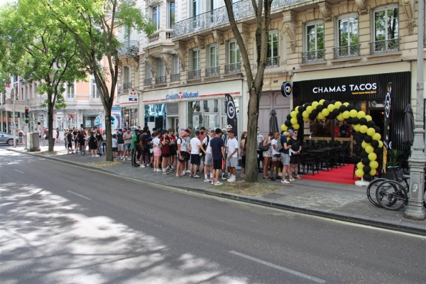 Retour en images sur l'inauguration du Chamas Tacos de Chalon-sur-Saône