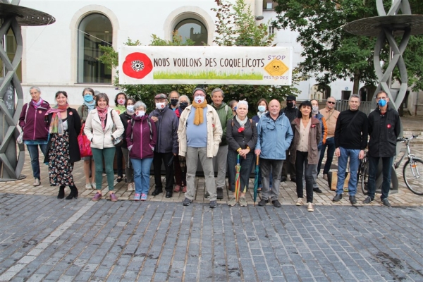 C'est le temps des retrouvailles pour «Nous voulons des coquelicots» à Chalon-sur-Saône 