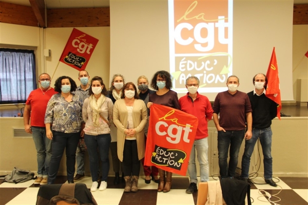 10ème Congrès de la CGT Éduc'Action 71 à la Maison des Syndicats de Chalon-sur-Saône