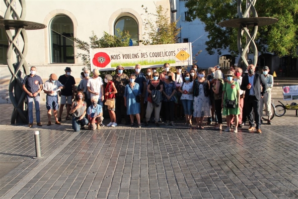 Vendredi, c'était la der des ders pour Nous voulons des coquelicots à Chalon-sur-Saône