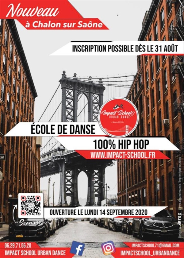 Une nouvelle école de danse hip-hop ouvre ses portes à Chalon-sur-Saône, l'Impact' School 