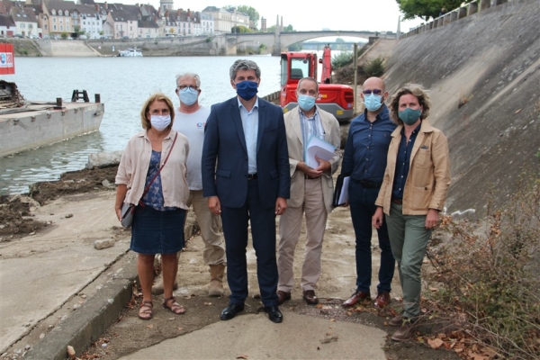 Un appontement bientôt installé sur le Quai Sainte-Marie