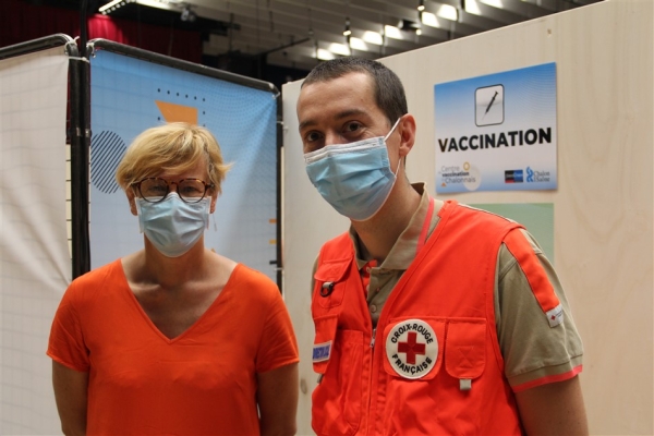 La Croix Rouge Française s'est activement engagée dans la vaccination à Chalon-sur-Saône 