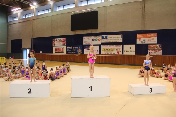 Gymnastique rythmique : Palmarès du concours interne de l'Éveil à la Maison des Sports