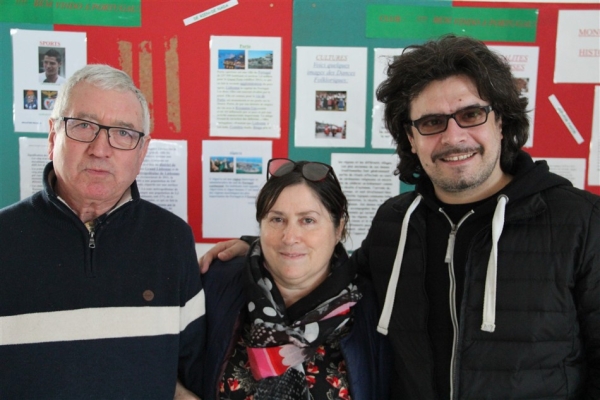 Visite surprise de Pedro Alves  samedi à l'association portugaise de Chalon-sur-Saône