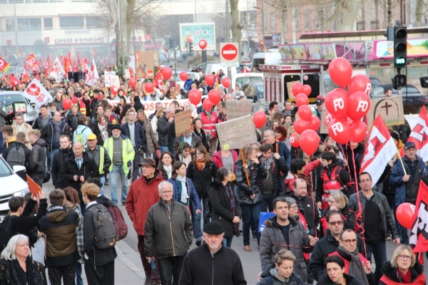 Retour sur la journée de mobilisation du mardi 17 décembre : Démonstration de force à Chalon-sur-Saône (3/3)