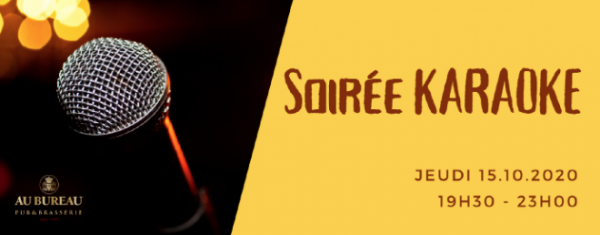 Soirée Karaoké à la brasserie « Au Bureau », c’est ce soir !