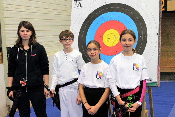 Les jeunes archers chalonnais se distinguent