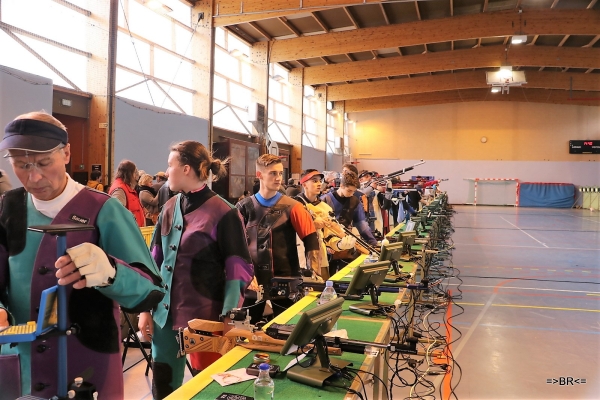 Ce week-end à Chalon, se déroulent les championnats de Bourgogne de Tir indoor