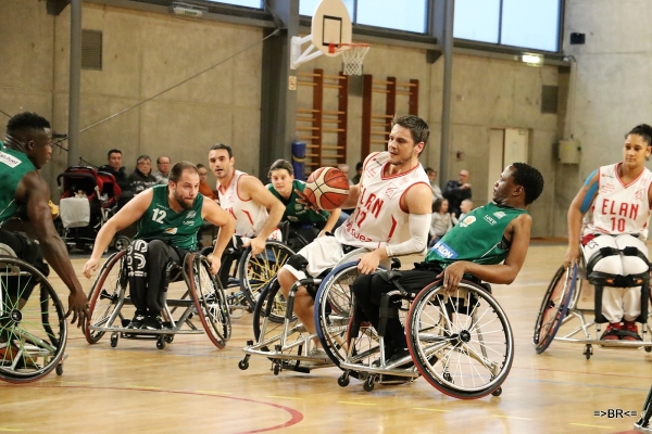 BASKET FAUTEUIL / ÉLAN CHALON 59 - FEURS 43 : Victoire logique des chalonnais!