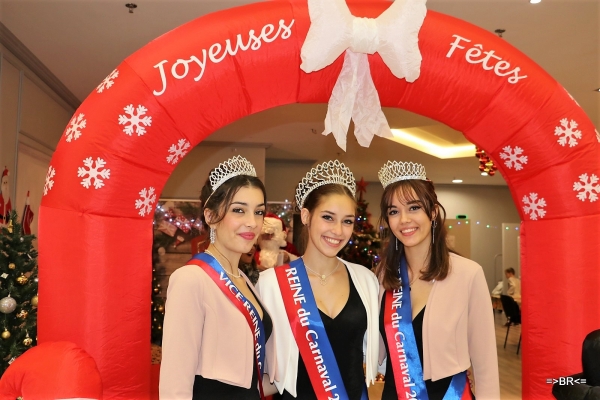 Les Reines du 100e Carnaval de Chalon étaient en visite à Géant Casino