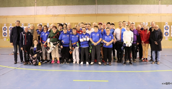 Belle compétition de tir à l'arc à Chalon