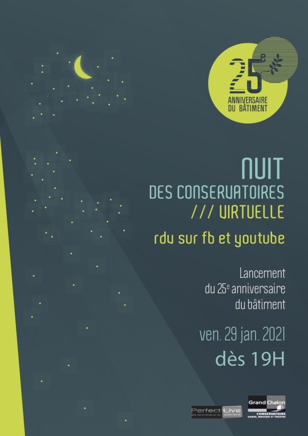 8e Nuit des Conservatoires et 25e anniversaire du bâtiment du Conservatoire du Grand Chalon !