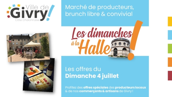 Les dimanches à la Halle redémarrent ce week-end à Givry