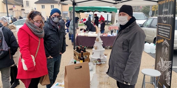 Reprise du marché des producteurs locaux à Givry