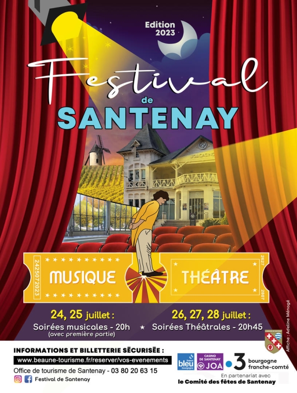 De la musique au théâtre, le festival de Santenay anime cinq soirées estivales du 24 au 25 juillet 
