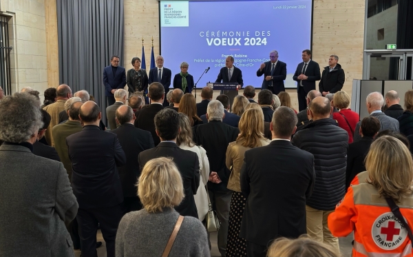 Préfecture de Région – Les vœux de Franck Robine mettent en lumière les atouts et ambitions de la Bourgogne - Franche-Comté pour 2024