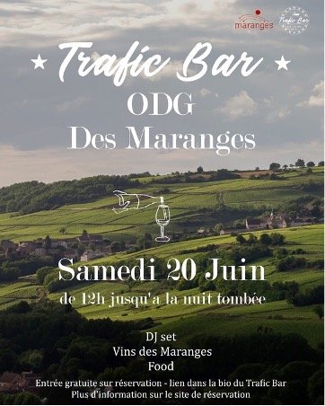 Le 20 juin, les Maranges accueillent le Trafic Bar !