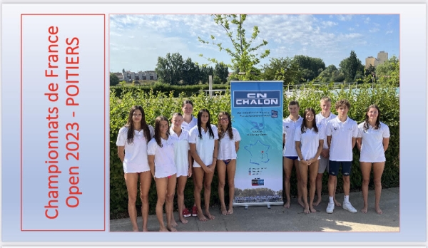 Bilan des Championnats de France Open de natation de Poitiers : Un collectif de jeunes chalonnais très prometteur