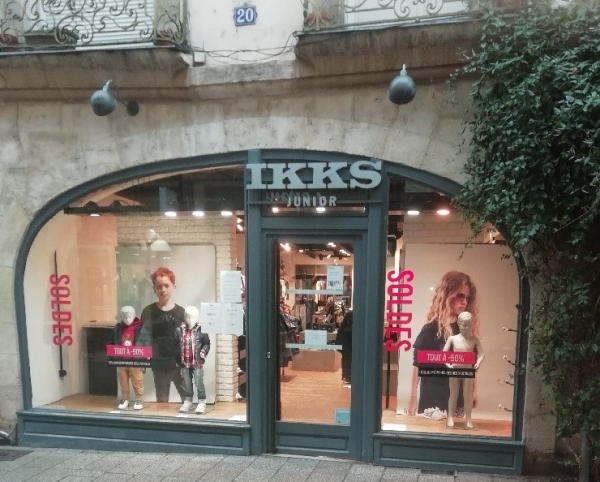 Fermeture du magasin IKKS enfants de Chalon-sur-Saône