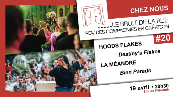 Festival Chalon Dans la Rue : Avec ‘Le Bruit De La Rue # 20’, le 19 avril, on danse à l’Abattoir et deux performances en une soirée !
