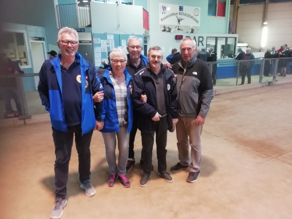 Boulodrome de Chalon-sur-Saône : L’équipe de la Boule d’Or remporte le concours quadrette vétérans de boule lyonnaise organisé par Crissey