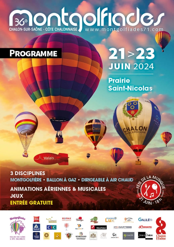 36ème Montgolfiades, demandez le programme!