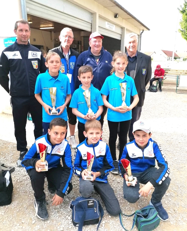 Les triplettes championnes de Saône-et-Loire des catégories jeunes (pétanque) sont connues