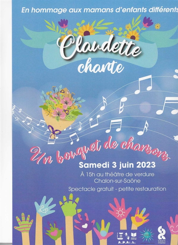 Samedi 3 juin à 15 heures au Théâtre de verdure, un bouquet de chanson avec Claudette