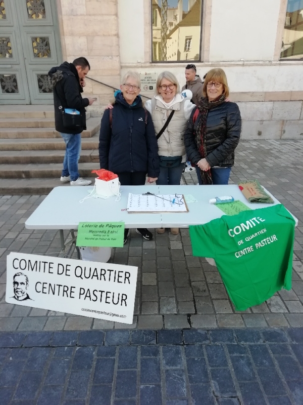 Action de solidarité du Comité de Quartier du Centre Pasteur en faveur des personnes âgées