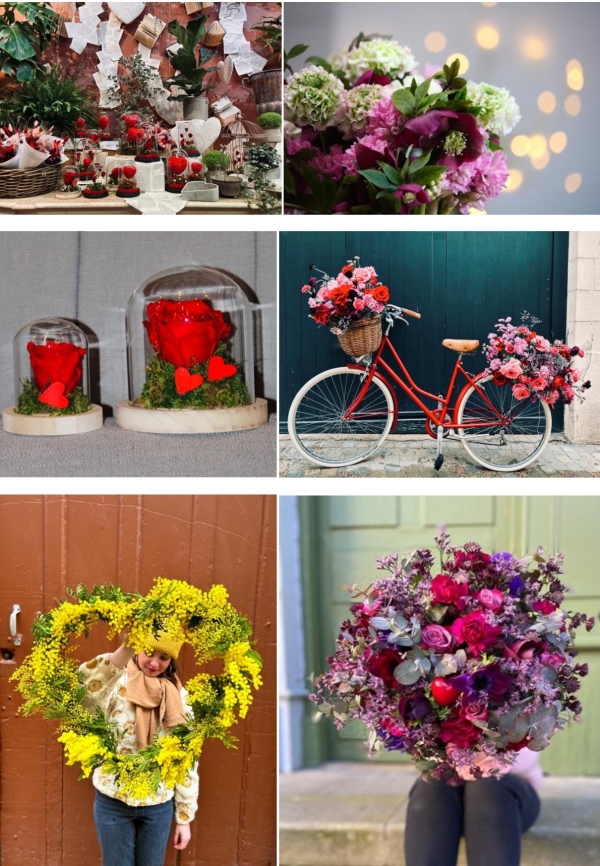 Pour la Saint Valentin, l’amour est partout  ! Parlez-en à votre fleuriste ‘Un Eté à la Campagne’