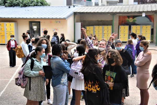 Les 4ème et  3ème ont fait leur rentrée au Collège Camille Chevalier