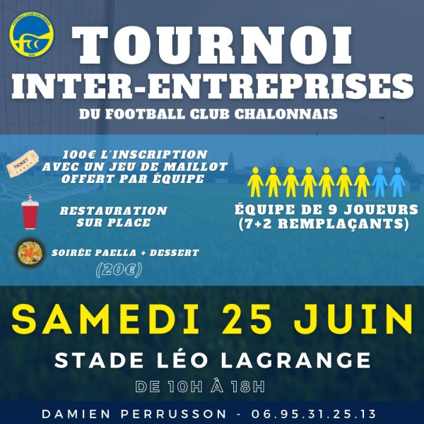 Participez à un tournoi de football inter-entreprises