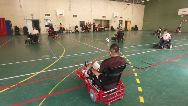 Reprise du Foot fauteuil de Chalon Académie : Les dijonnais étaient trop fort !