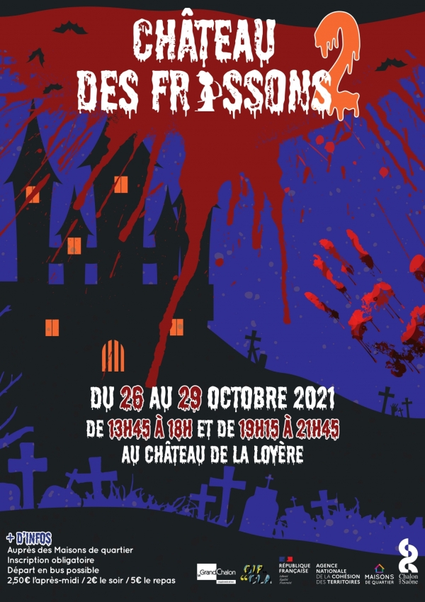 Pour Halloween que diriez-vous de passer dans le château des frissons entre le 26 et le 29 octobre ?  