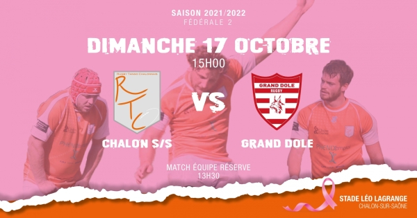 Le RTC solidaire d’Octobre Rose vous annonce son prochain match ce dimanche 