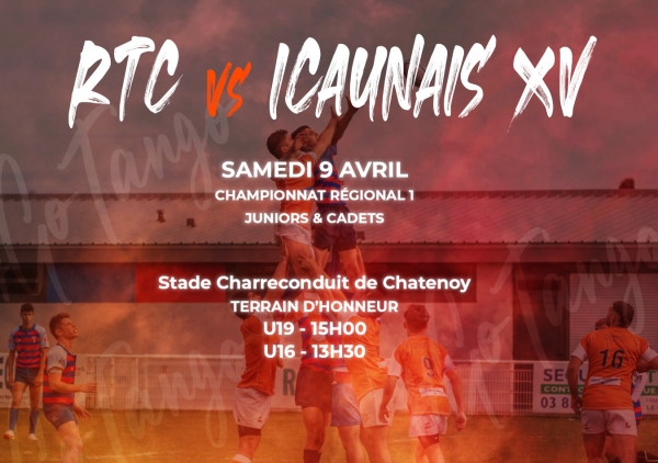 Venez supporter les jeunes du Rugby Tango Chalonnais